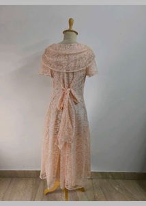 Elegant Lace Midi Dress