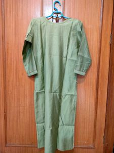 Green Embroidered Kurti