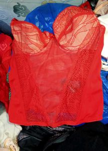 Lace Corset Party Y2k Padded Top