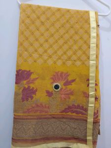 Elegant Floral Saree