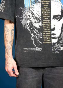 Graphic Print Oversized T-Shirt