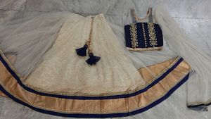 elegant and classy lehenge skirt with blouse an