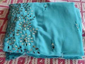 MIRROR WORK SAREE