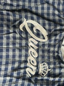 Queen Plaid Layered Top