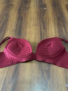 Burgundy Push-Up Bra