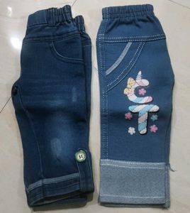 Cute Kids Denim Jeans set of 2