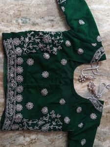 Beautiful Green Lehenga Choli.