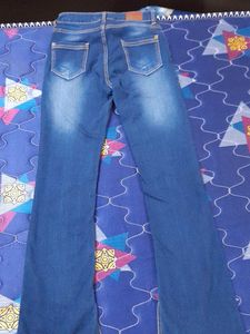 Stylish Blue Flared Jeans