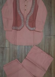 Kids Pathani With Jacket And Salwar Set 🛍