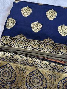 Navy Blue Saree