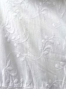 White Embroidered Shirt Dress