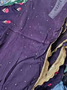 Semi stitched sharara Set