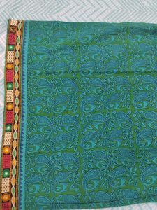 Bright Green Straight Pure Thick Cotton Kurta