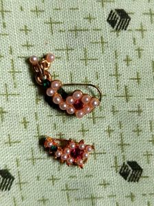 Pearl and Gem Earrings