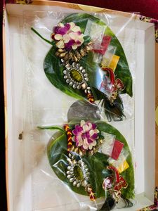 Haldi Kumkum Set With Ganpati Bappa New Wdt Tag
