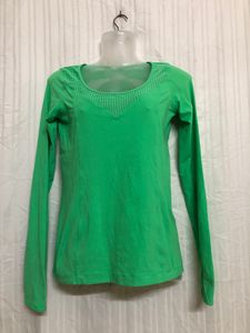 Green Long Sleeve Top