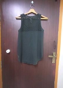 Black Sleeveless Tank Top