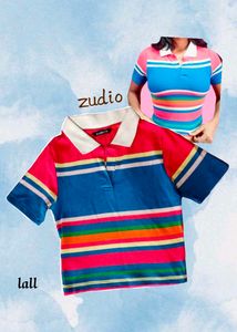 Striped Y2k Top