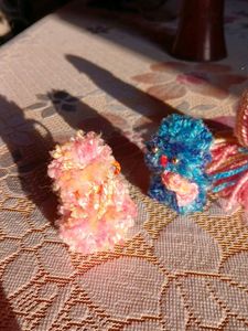 Handmade Yarn Bird Set