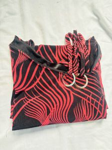 Stylist Red and Black Top ❣️