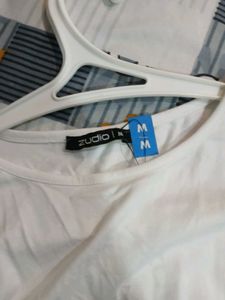 Zudio White Backless Top - Size M