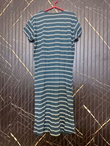 Striped T-Shirt Night Dress