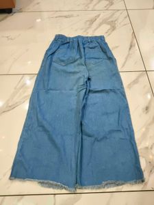 Wide Leg Denim Jeans