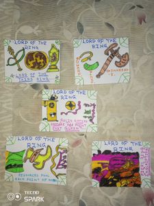 LORD OF THE RING. VIP CARDS.