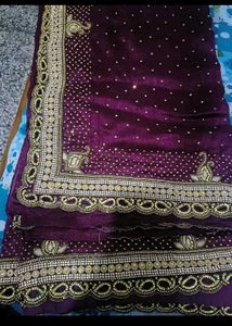 Purple 💜 Saree