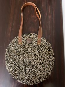 Black and Brown | Beach Crochet Bag | Bali