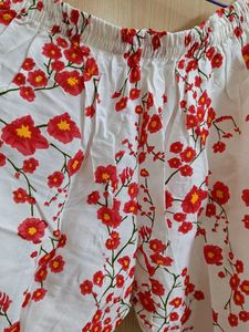 Floral Print straight pant