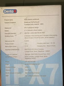 DentoB X-3 Electric Toothbrush