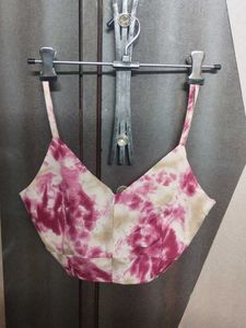 Tie-Dye Mini Skirt and Crop Top