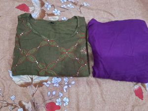 Kantha Work Suit