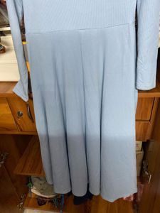 Light Blue Midi Dress