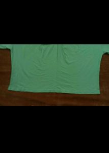 Mint Green Twist-Back Tee