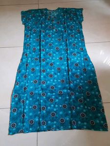 Blue Printed Nighty