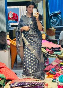 Elegant zari kota soft hand woven Banarasi