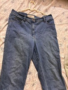 Wide Leg Denim Jeans