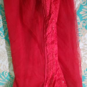 Priyanka Chopra inspired red Sequence lehenga