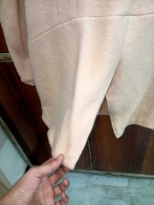 Peach Korean Coat