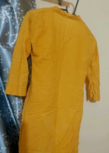Mustard Yellow Button-Down Tunic