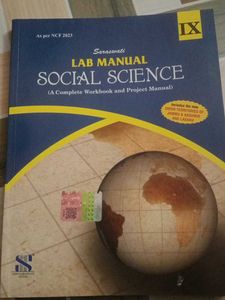 Saraswati Lab Manual Social Science IX