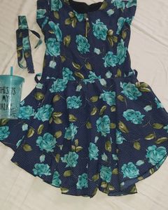 Blue Mini Dress