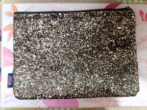 Sparkly Bronze Glitter Pouch