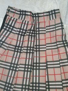 Trendy Plaid Mini Skirt