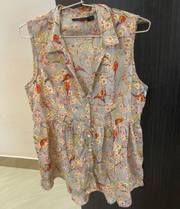 Floral Sleeveless Top