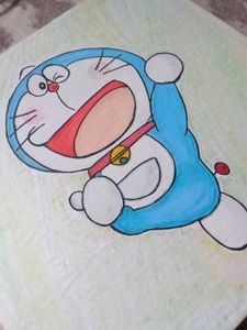 Cute Doremon Painting