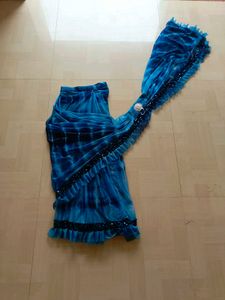 Pre Draped Saree For Kids 💙