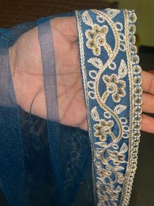 Elegant Blue Dupatta